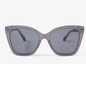 NWT [Jimmy Choo] RUA Pearled Grey Women’s Sunglasses with Case
